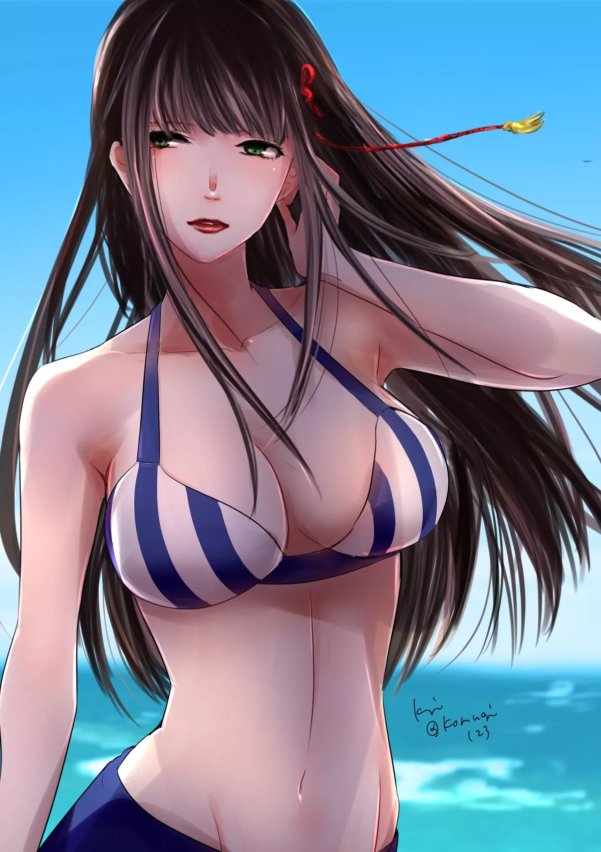 Bikini Hifumi Nudes By Terran117