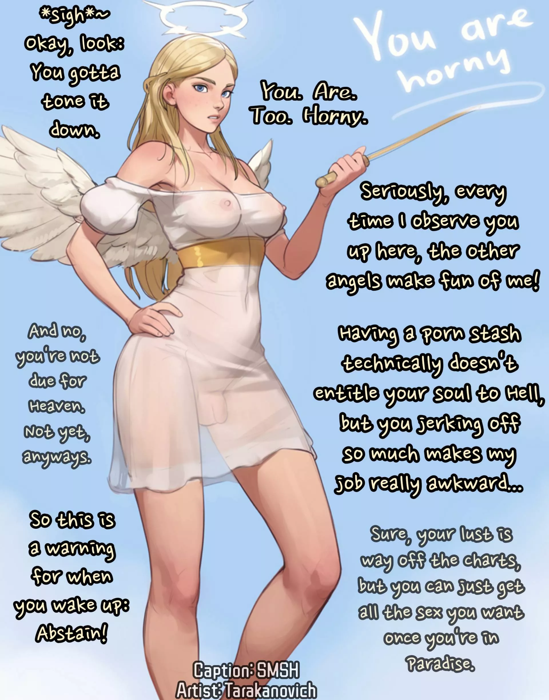 Bonk Horny Heaven Jail Futa Angel Humiliation Stop Being So