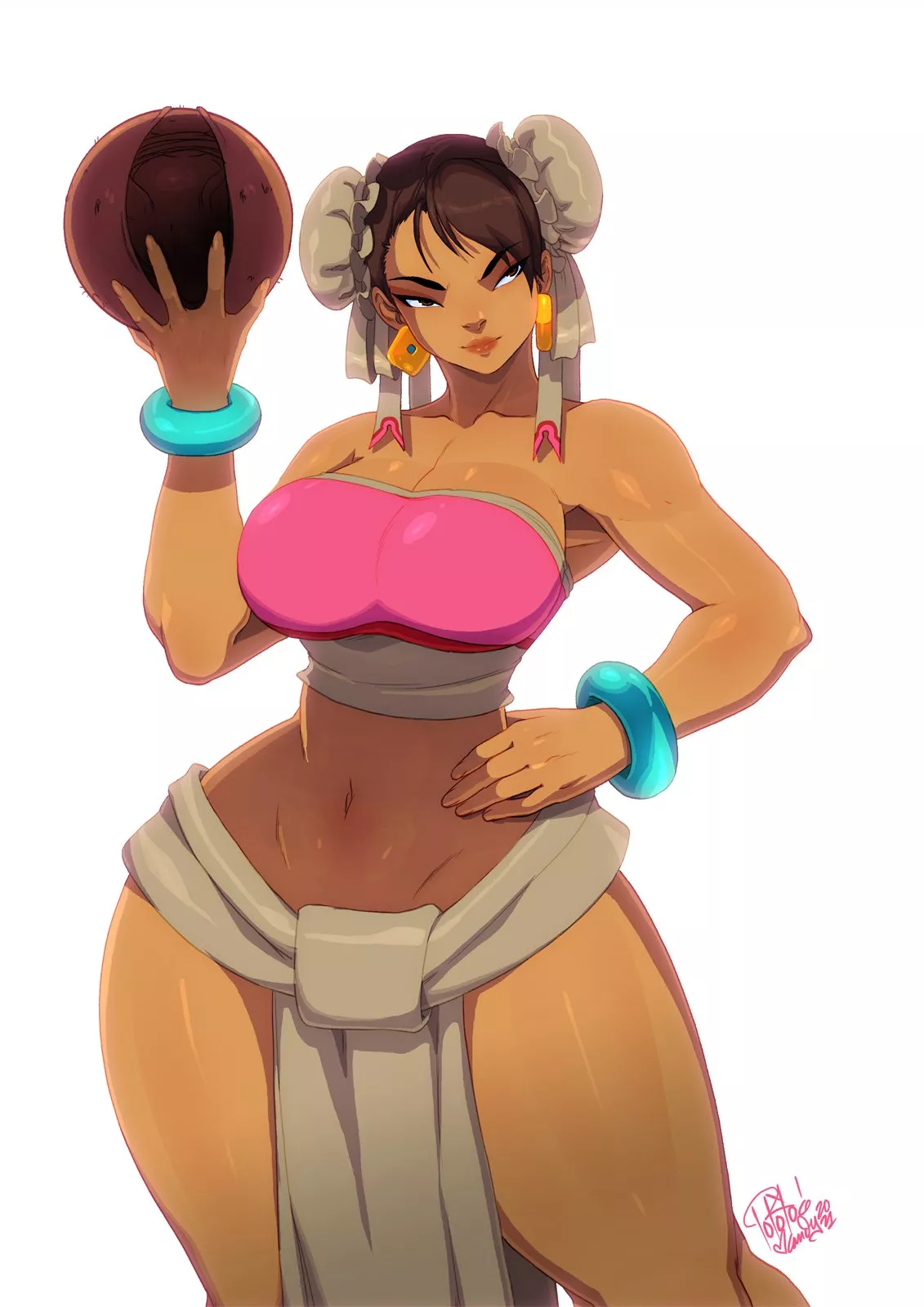 Chun Li Dressed As Chel From The Road To El Dorado Tovio Rogers Street Fighter Nudes By Kuro Oji