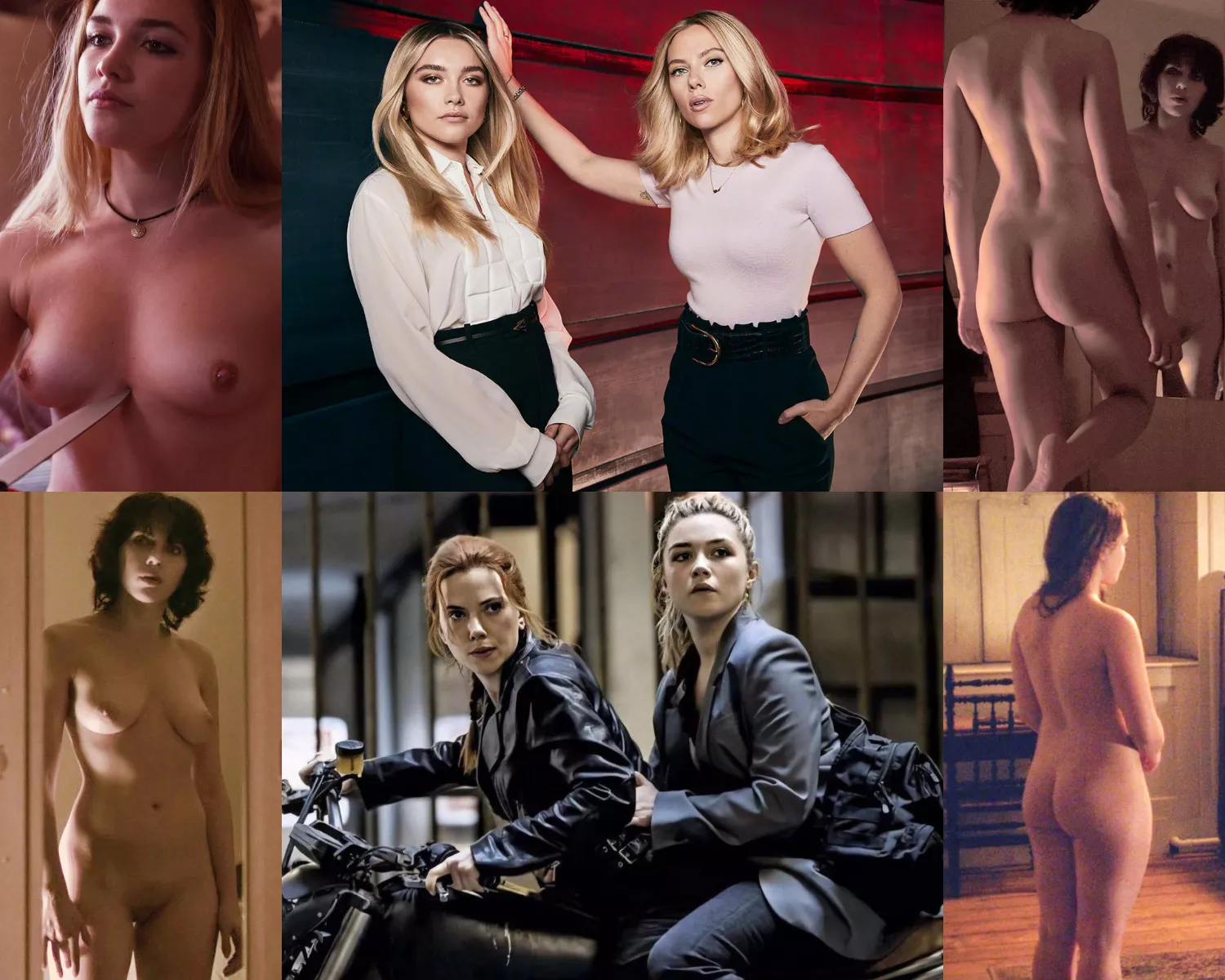 Florence Pugh And Scarlett Johansson Nudes By Coolio