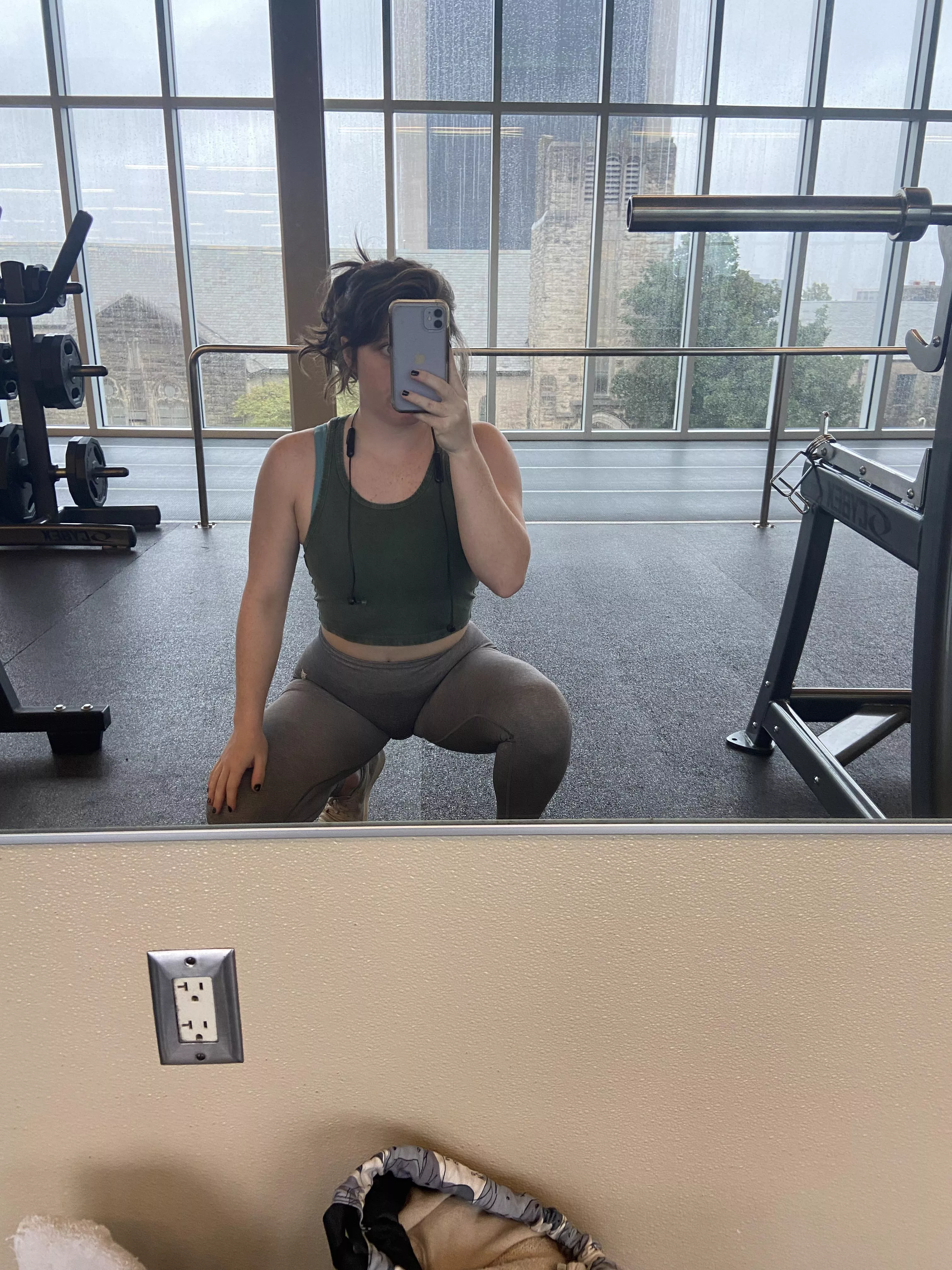 Gym Hip Cleavage Nudes By Freckledspirit