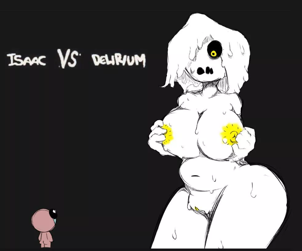 Isaac VS Delirium Nudes By FeralPeacock