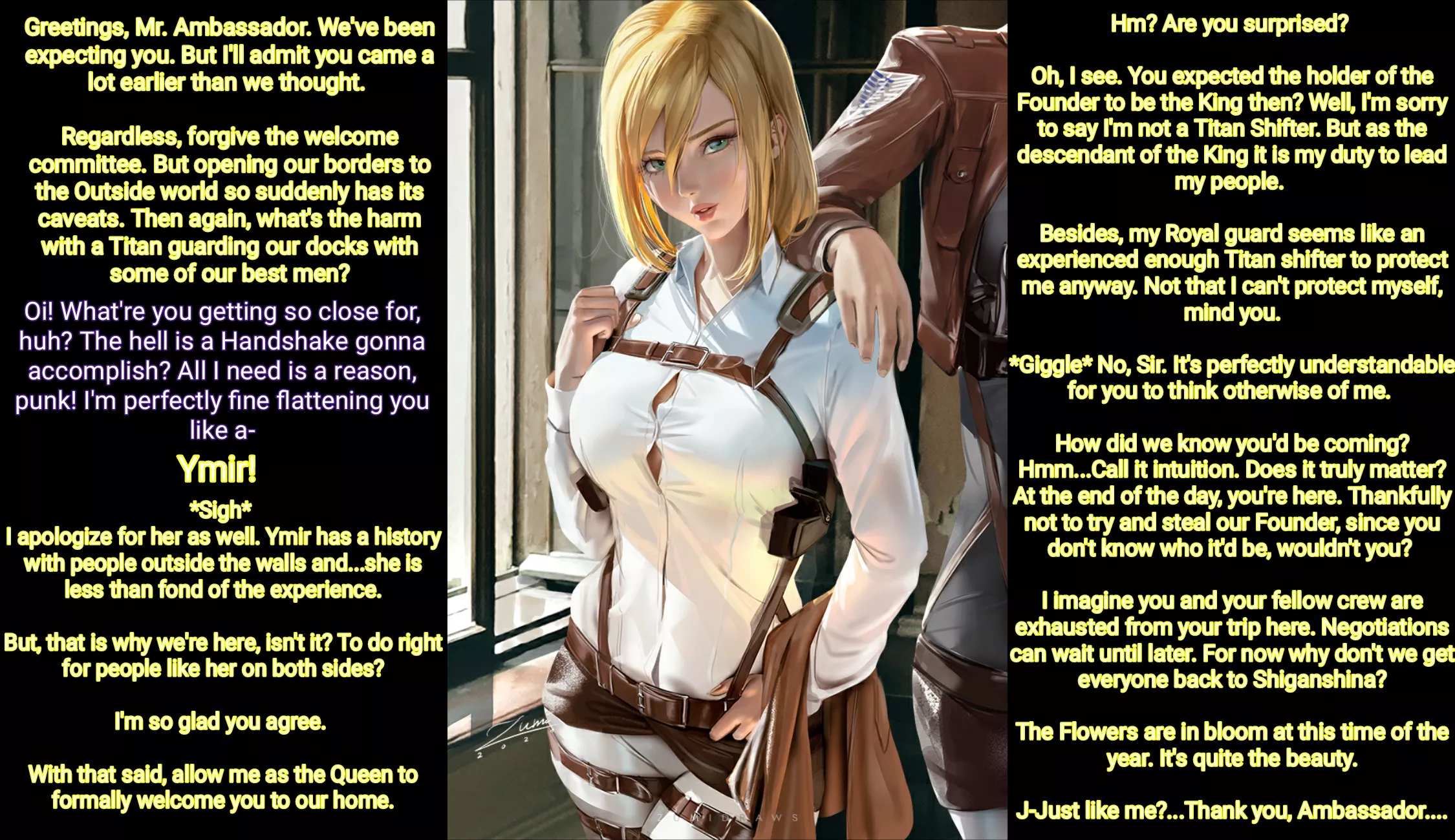 Lets Take A Trip To Paradise AOT Royalty Plot No Sex Wholesome