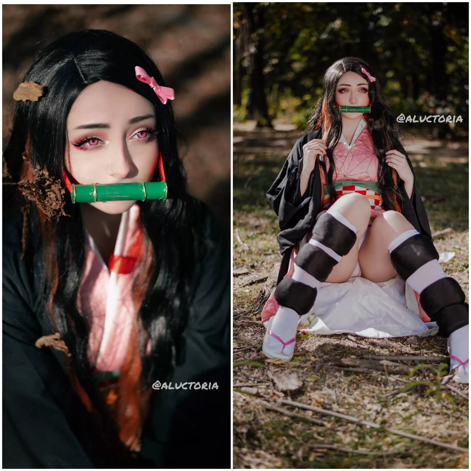 Nezuko Cosplay By Aluctoria Nudes By Aluctoria