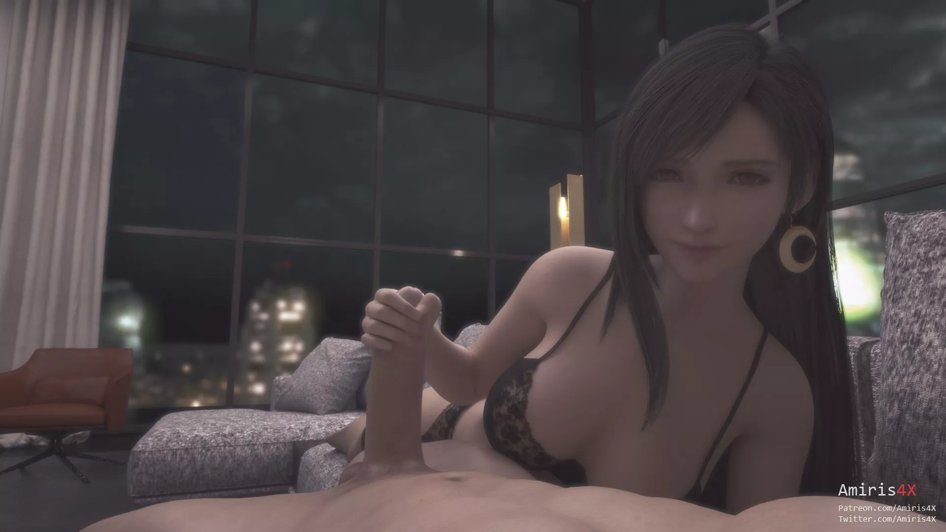 Tifa Lockhart Amiris X Final Fantasy Nudes By Pouli