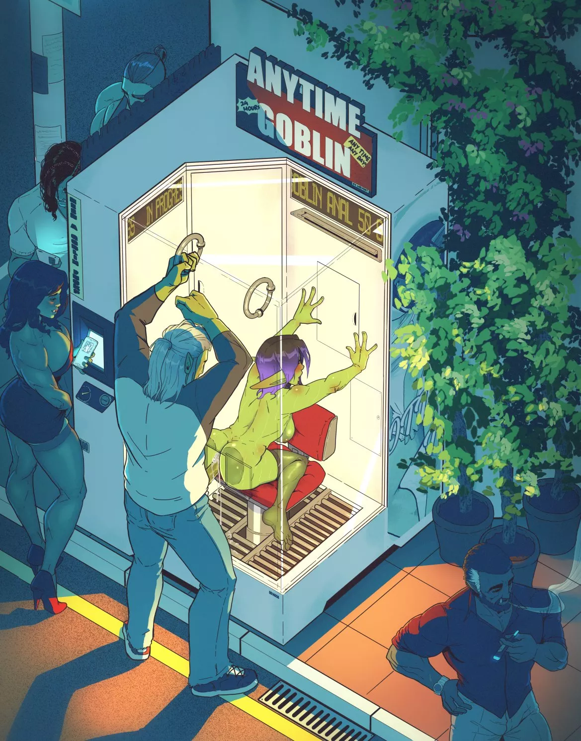 Vending Machine Goblin Nudes By Sequence String