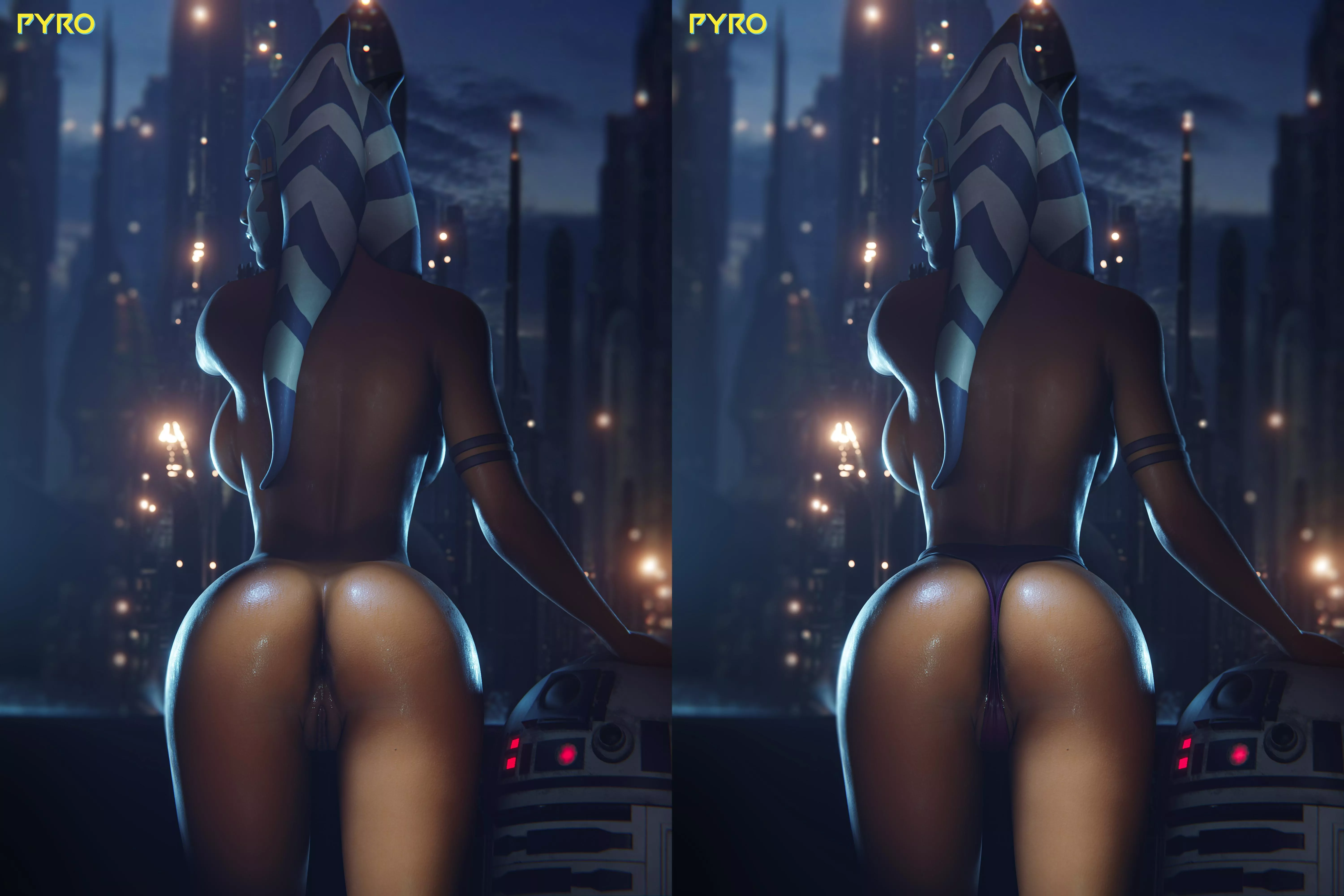 Ahsoka Booty PYRO Nudes By Kuro Oji