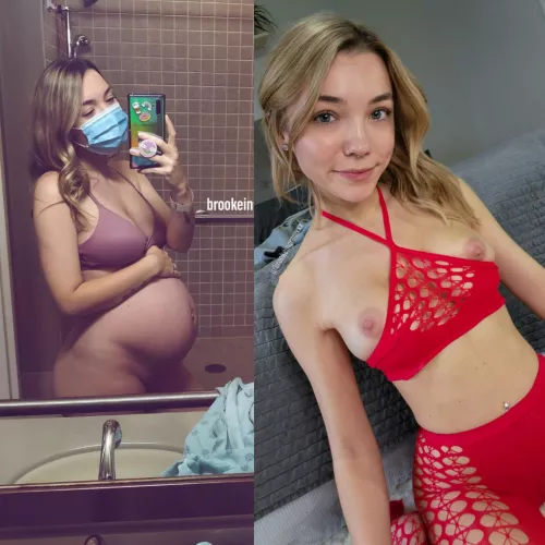 1 year ago vs now. I'd say I bounced back nicely 😌