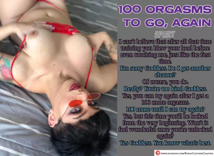 100 Orgasms To Go, Again (finale)