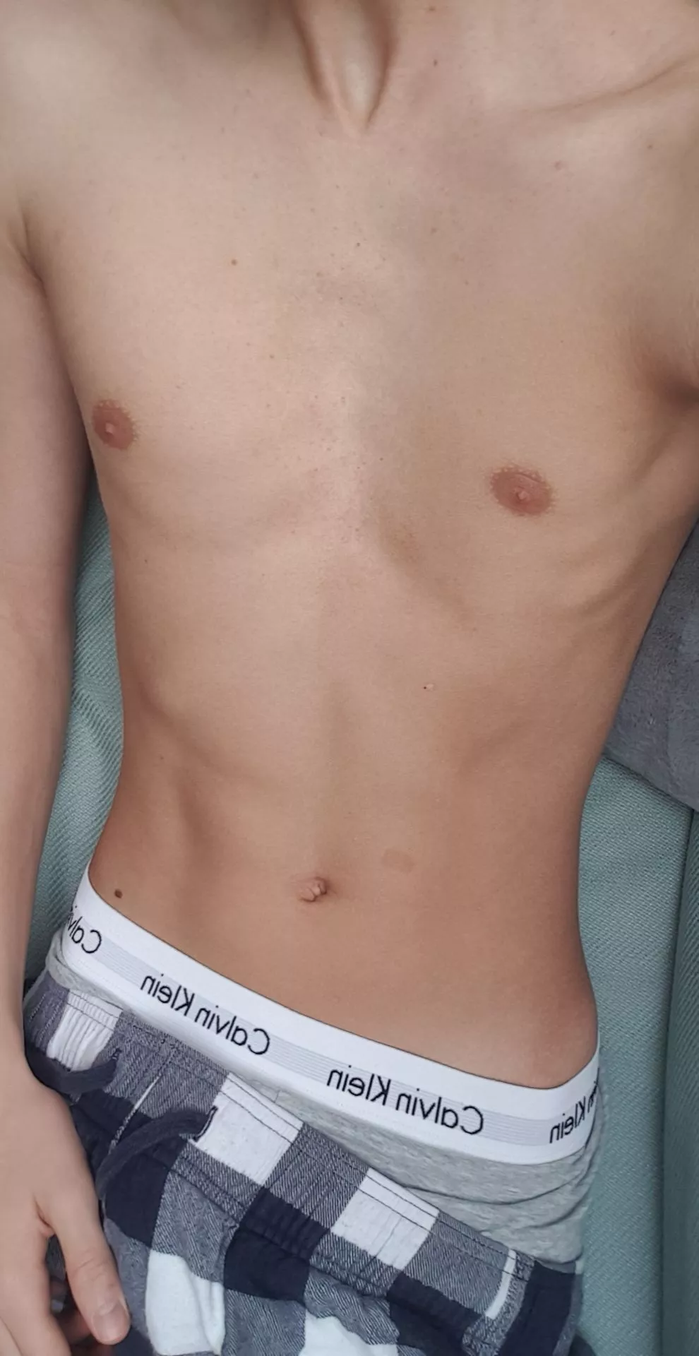 (18) I just woke up, unfortunately alone.