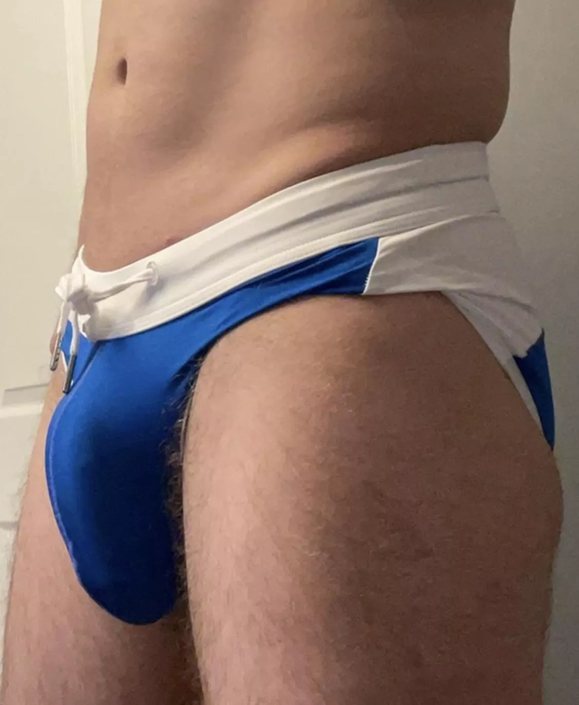 18 m here. I hope this is appropriate for the public pool :P. We will find out today.