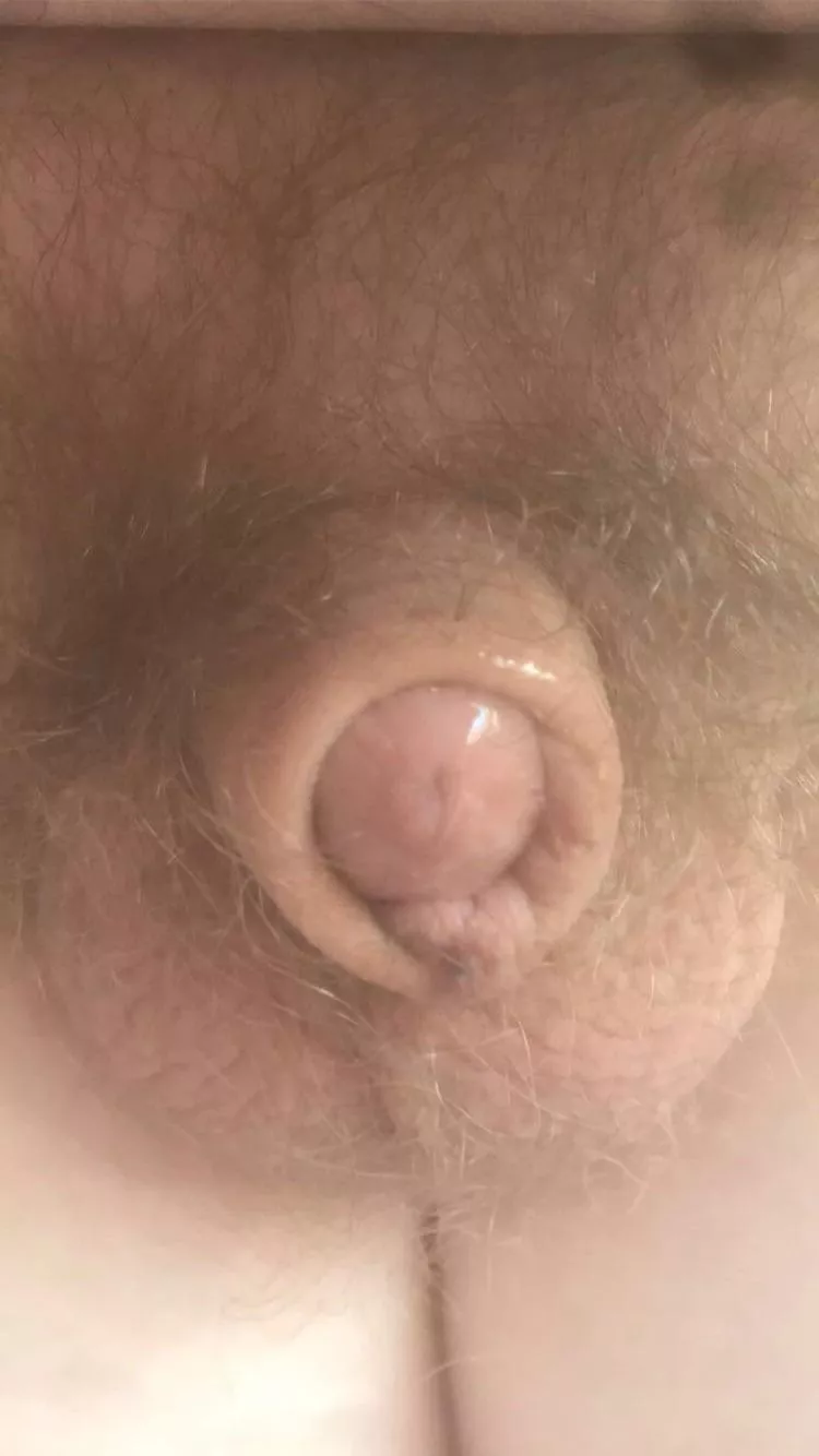 [19] My little dick.