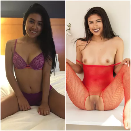 19 year old latina prostitute, candid / marketing photo