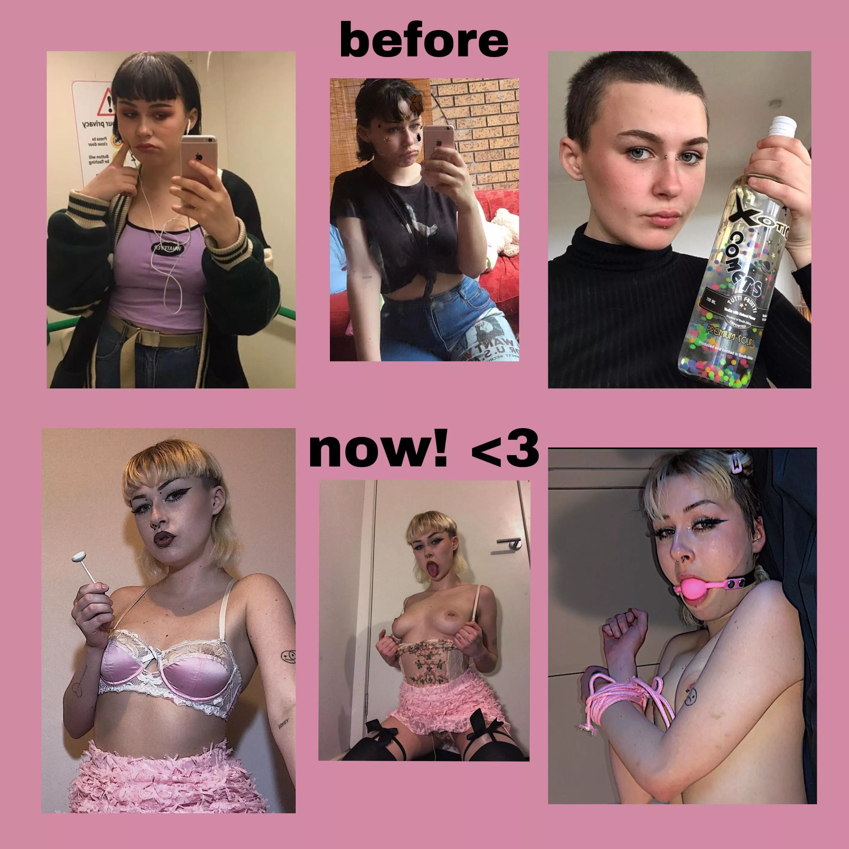 19yo and a baby bimbo ๐๐ bc i know my true purpose in life! so hereโs my transformation so far โบ๏ธ would love to find mentors and support for my journey <3 what do you think of my progress so far? 19yo and a baby bimbo ๐๐ bc i know my true purpose in life! so hereโs my transformation so far โบ๏ธ would love to find mentors and support for my journey <3 what do you think of my progress so far?
