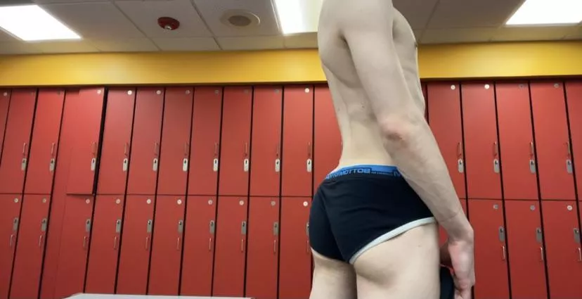 (21) I wish someone would see me here and push me up against the locker