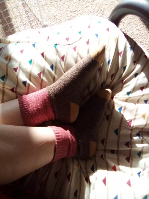 21F [Selling] Sunshine and socks, is there a better combo? This pair just $15 🥰