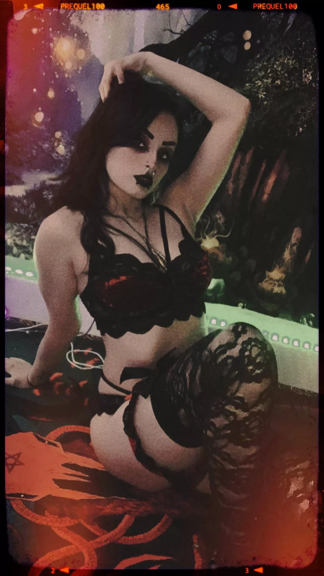 23/ Goth/ Latina / Tatted/ Pierced/ Tongue split 🐍 50% off my entire OF site! Link in comments 23/ Goth/ Latina / Tatted/ Pierced/ Tongue split 🐍 50% off my entire OF site! Link in comments