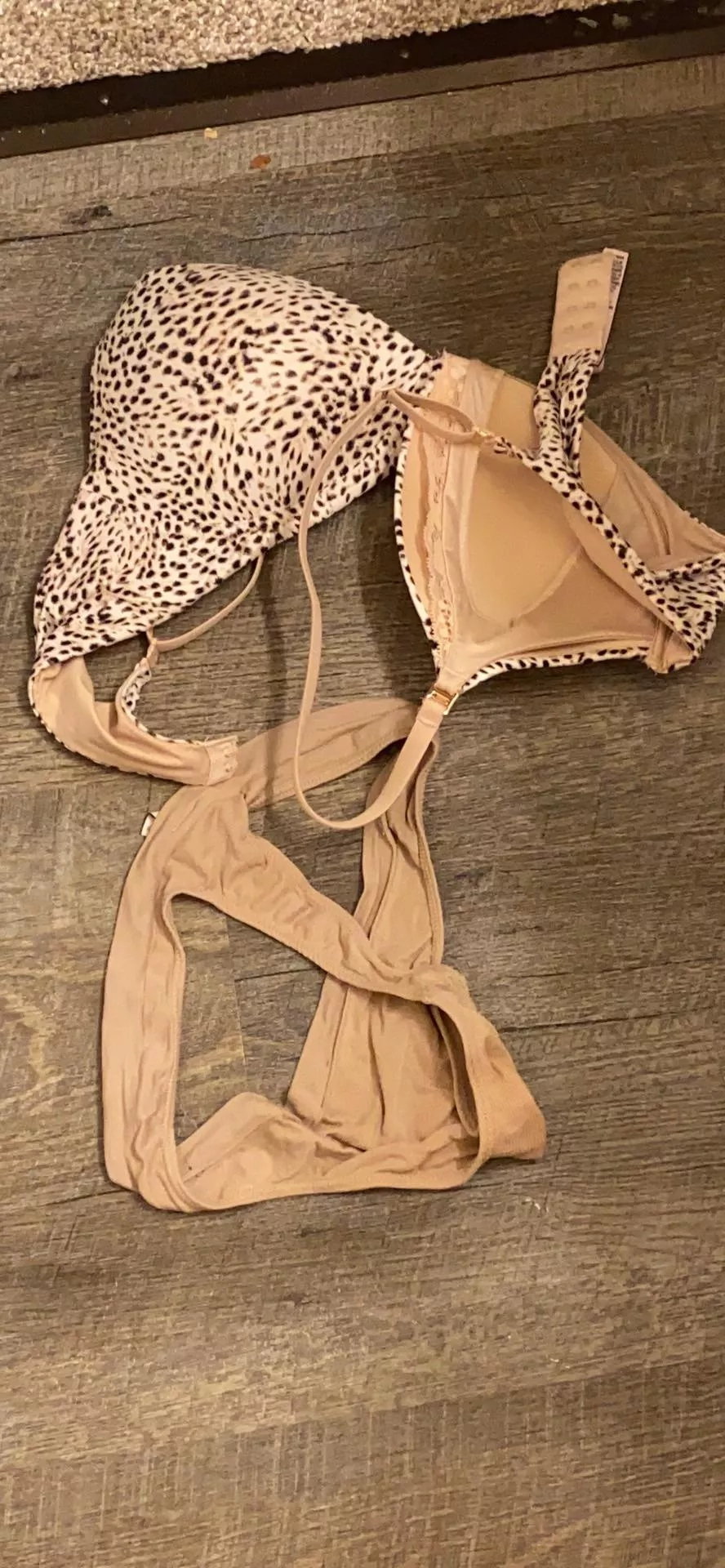 24 f wife’s panties and bra. Both VS