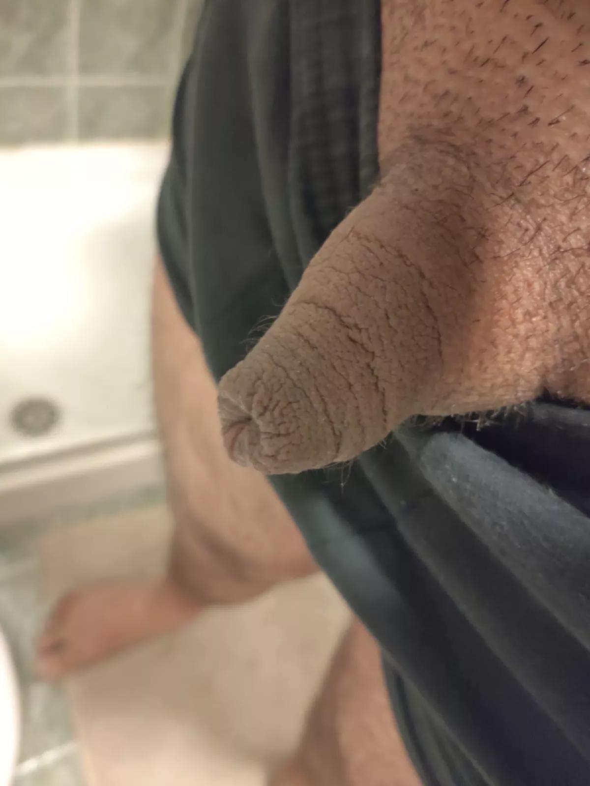 [25] Looking for people to trade pics of our small uncut cocks with. Feel free to DM!