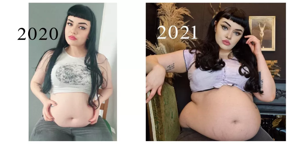 25-30 lbs into gaining vs now āØ