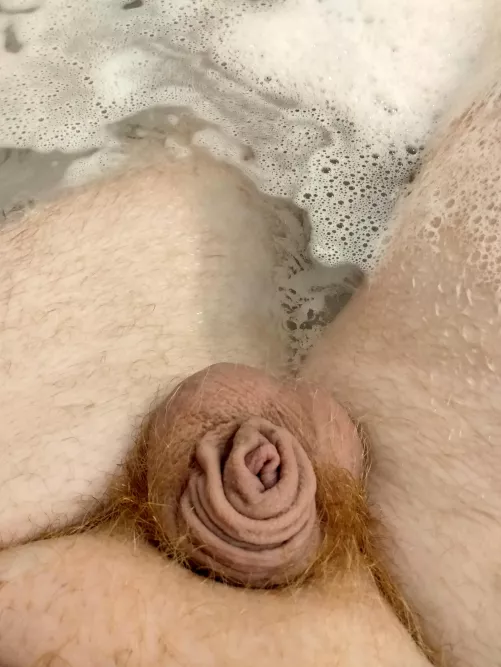 (26) It gets so small in the warm water!