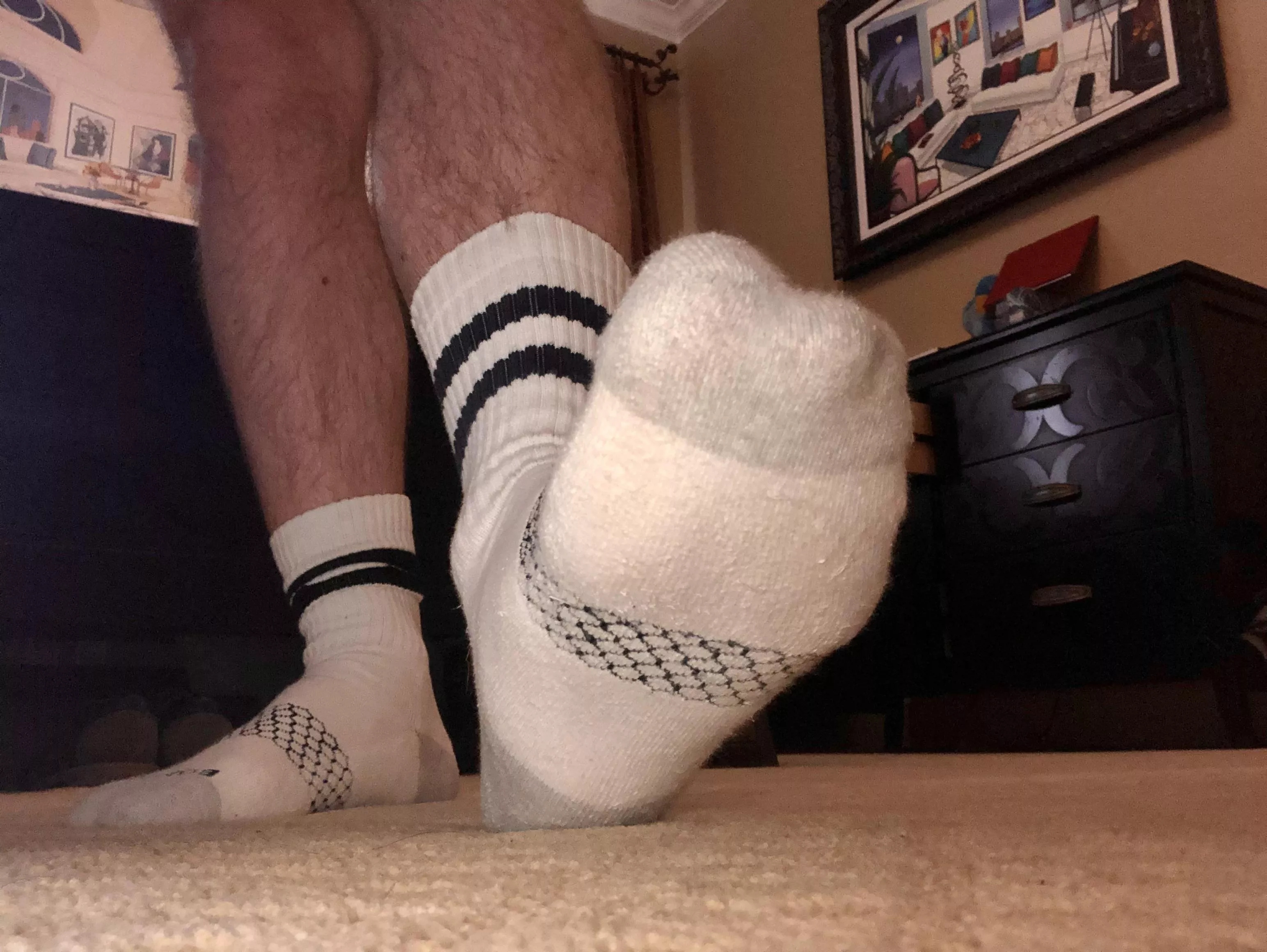 (26) Want to feel this on top of you? 😈🧦