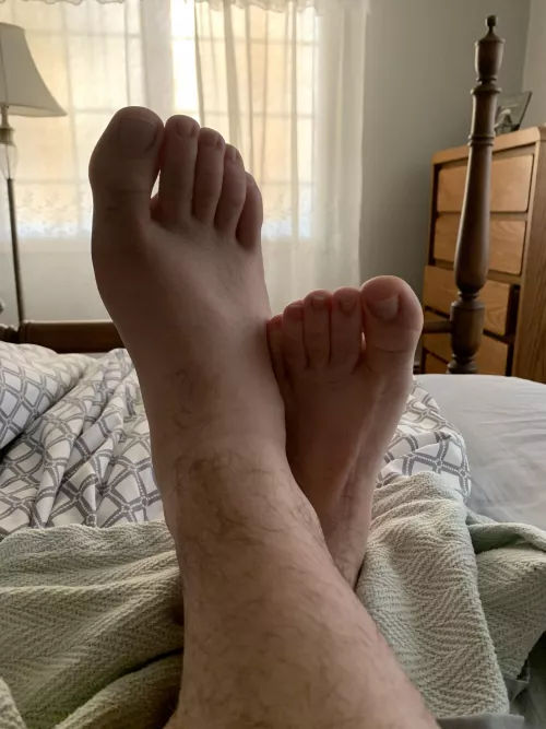 27 can’t wait to get home and cum on my feet for you!