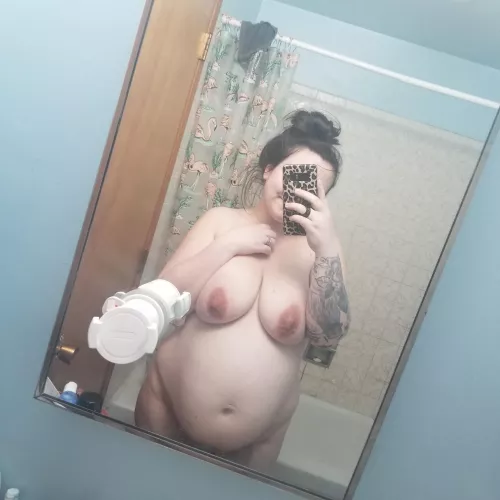 29 weeks, leaky tits & constantly wet pussy.