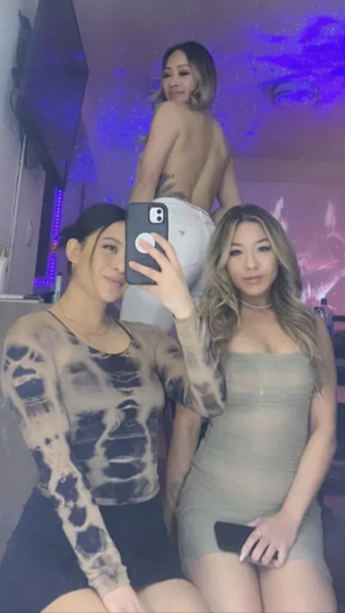 3 wild Asians ready for the club
