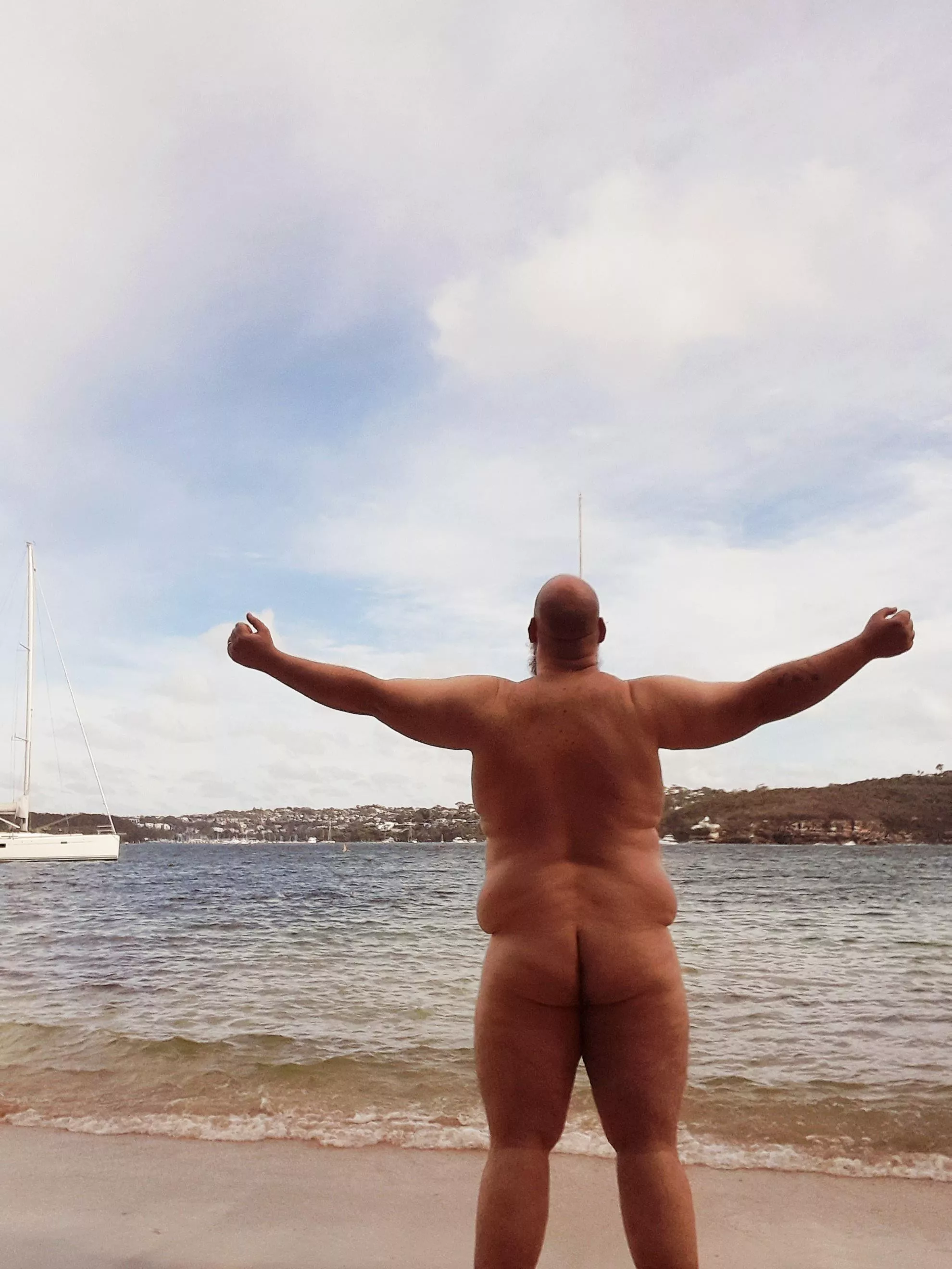 30. 185cm. 135kg. I see so many people on here stating how unhappy they are with their body image, i highly recommend going to a nude Beach if you can, you will literally be set free physically and mentally!