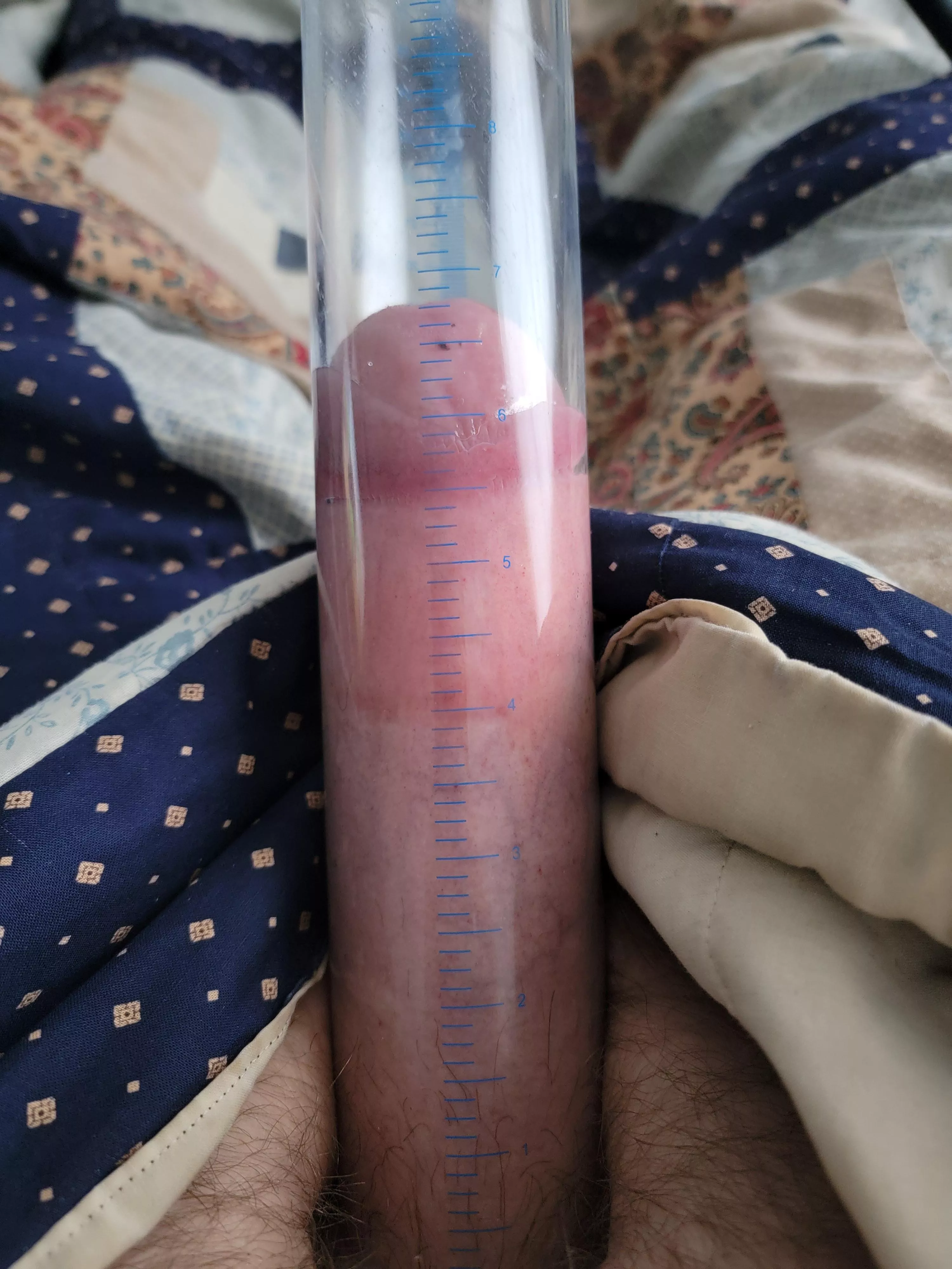 30 mins in and already packed the tube. Now to gain length.