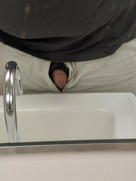[30] tiny dick in the work bathroom