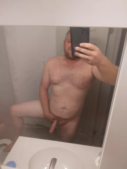 34 (m)what do you think?? 3 kids dad bod lol wish i felt better about my self..