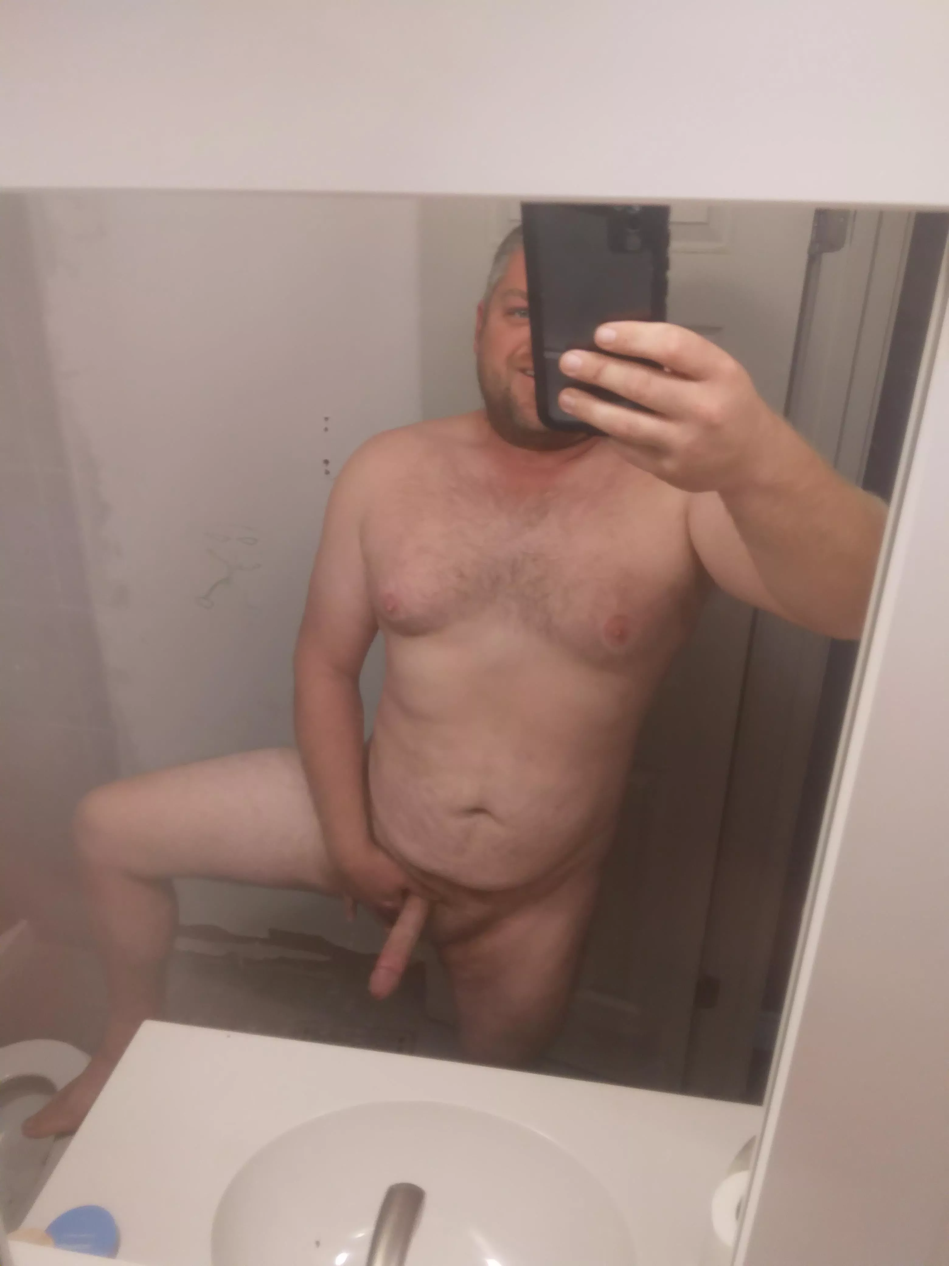 34 (m)what do you think?? 3 kids dad bod lol wish i felt better about my self..