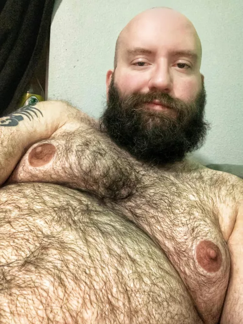 (35) Bottom here. DMs open. Bored. Wish someone was here to cuddle and suck my tits.