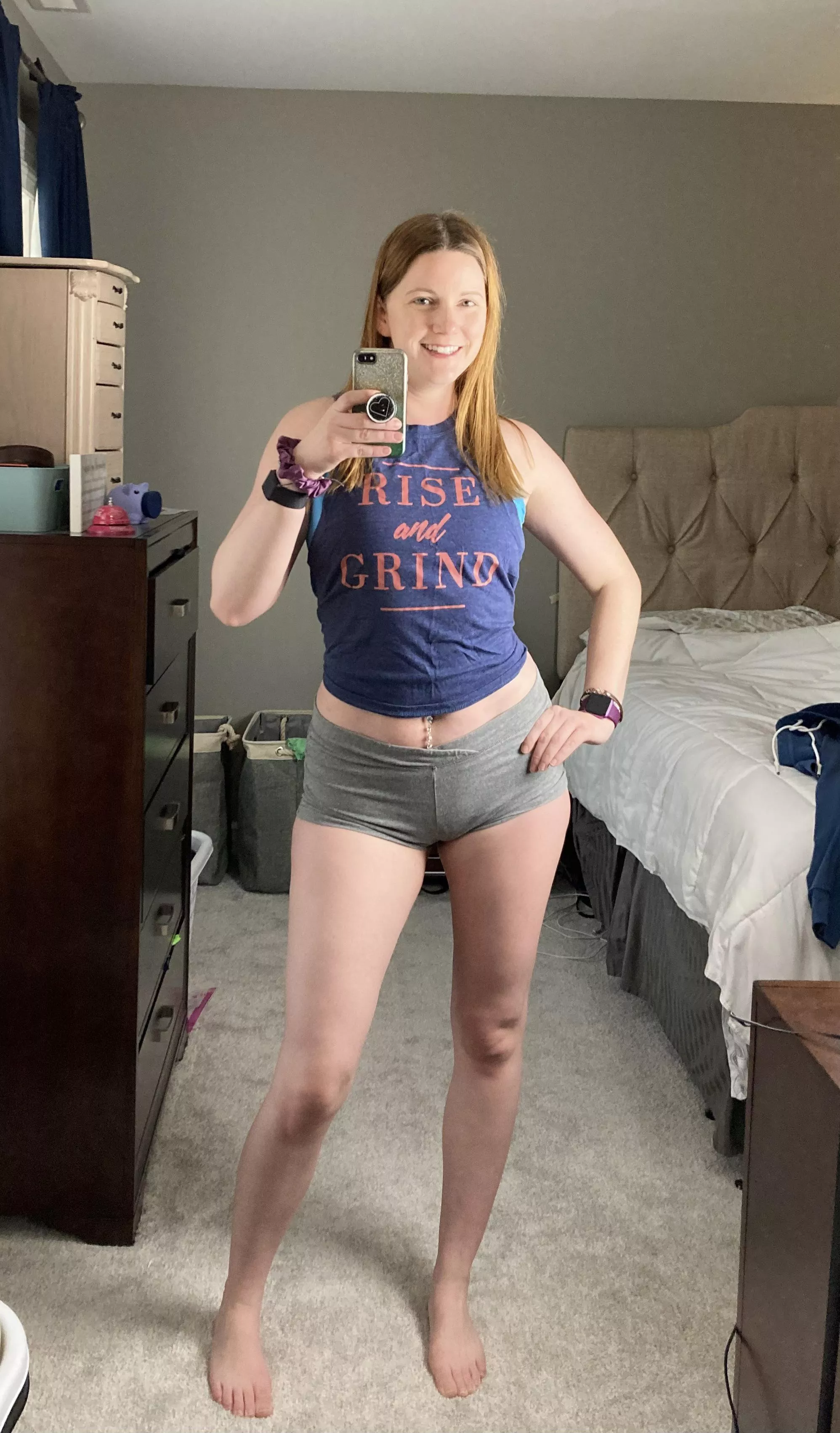 36, 3 kids. Mom bod first thing in the morning