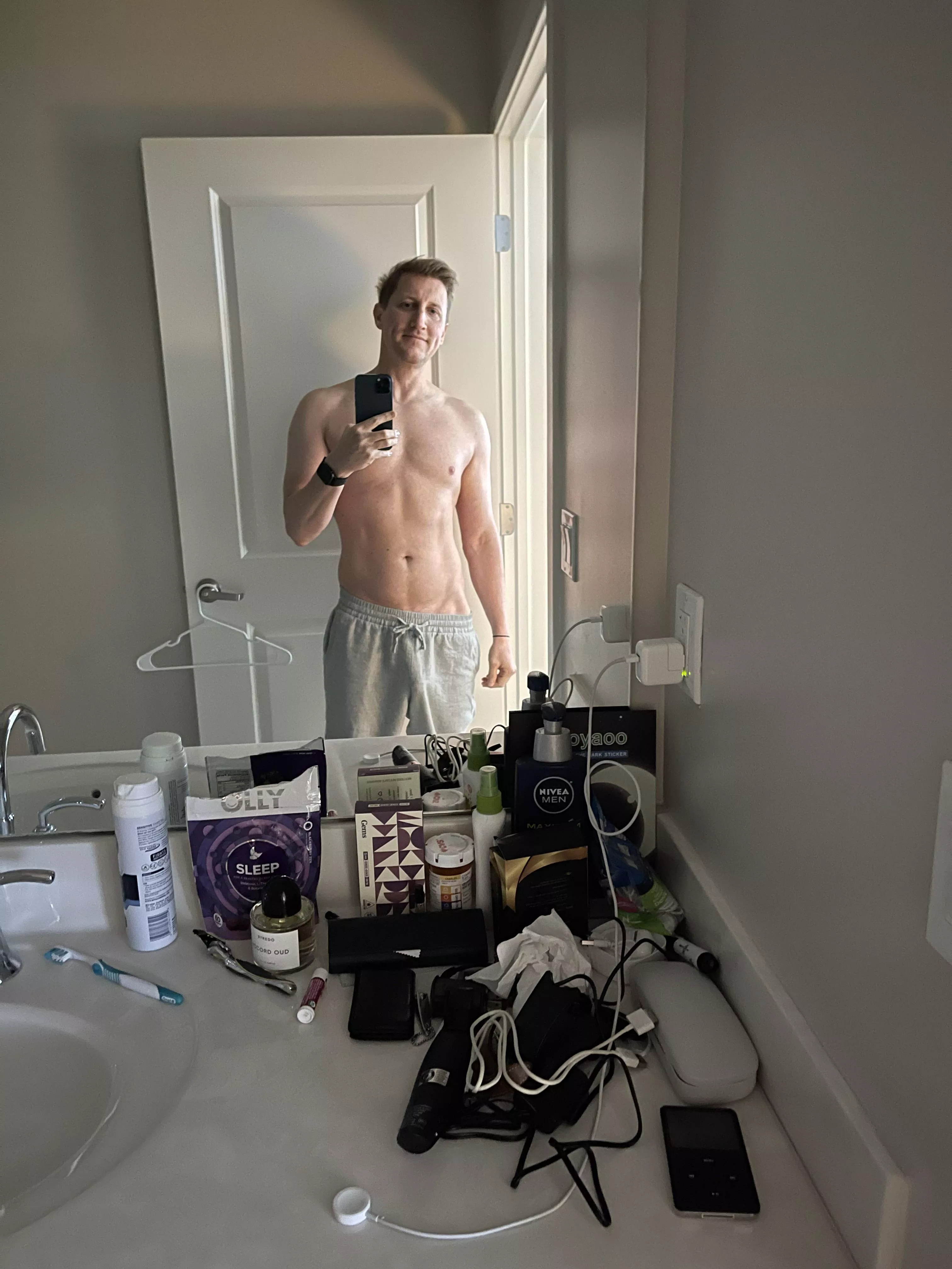 [37] Next time, should I lose the sweatpants?