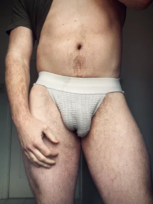 [38] gonna wear a jock under my work clothes today. Feelin frisky.