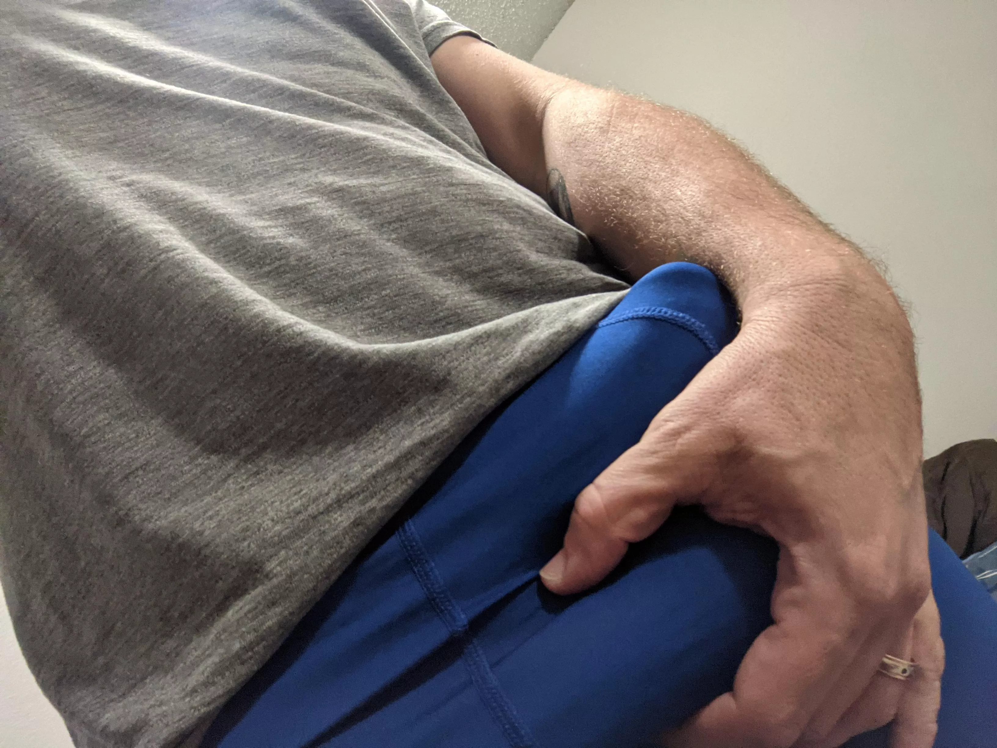 38M - Just grabbing a handful after my workout 38M - Just grabbing a handful after my workout