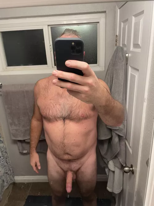 4 am after sex sex selfie, you can still taste my wife on my cock š