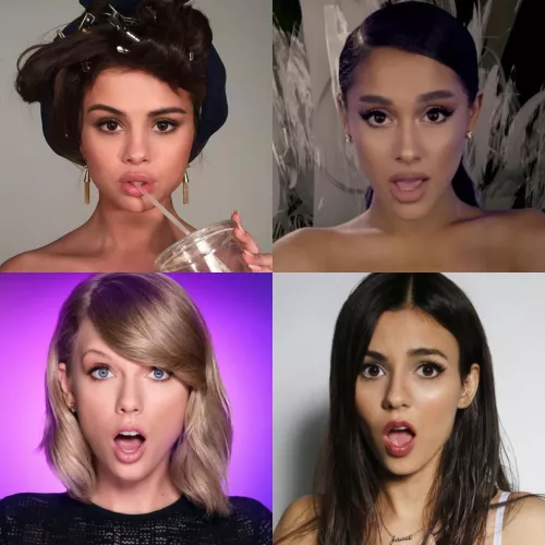[4] Who turns you on the most? 1 Selena 2 Ariana 3 Taylor 4 Victoria