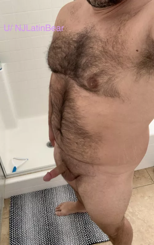 [40s] Shower time. You gonna watch or help?