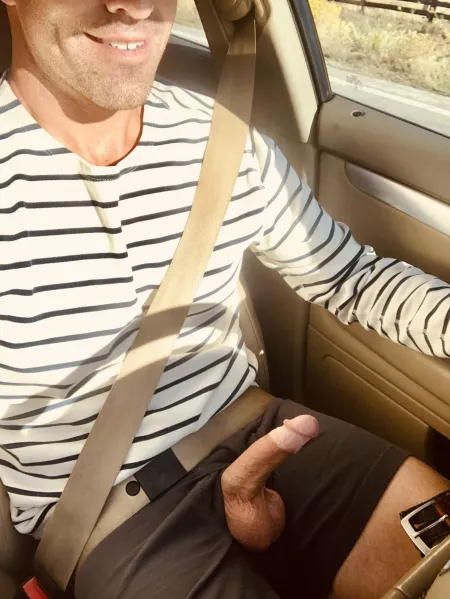 [41] Riding along in my automobile, a little bit horny behind the wheel…