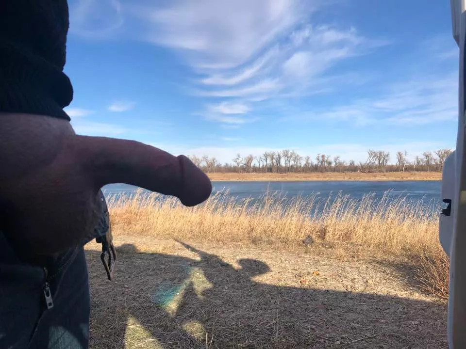 (42) Such a nice day to fuck by the river, who wants to join me?!