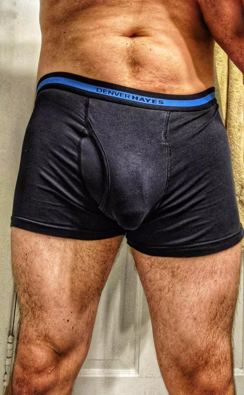 43 years old in my favourite DH undies.