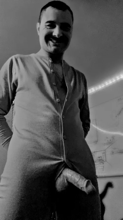 44. It's cold out. Who wants to warm daddy up?