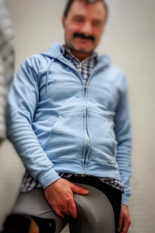 45. Daddy has something for you under my work clothes.