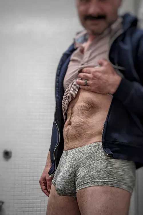 45 meet dad in the mall bathroom stall?