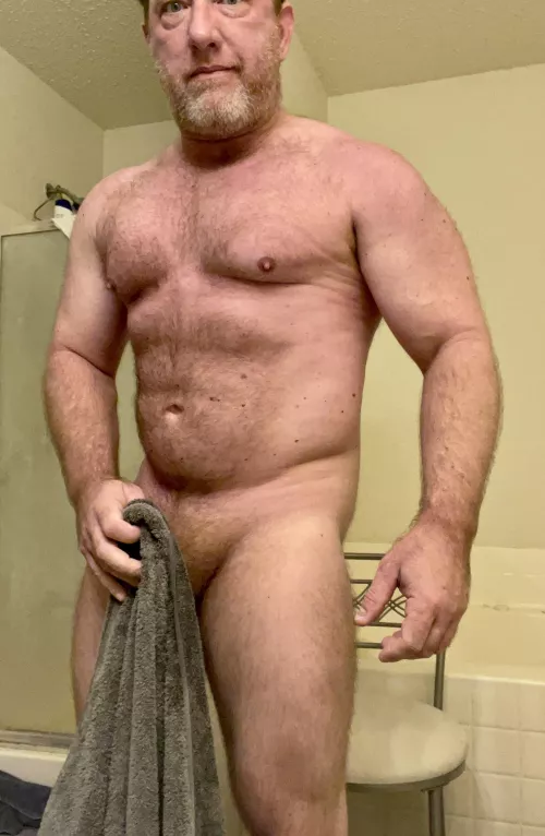 46(M) trying to relax after a good workout
