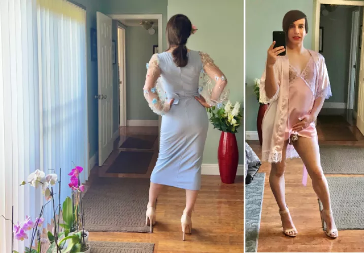 48 Days in Chastity (i.e. Chaste) for this Florida Girl! Pink lingerie aside (gotta show to post), long-term chastity REALLY helps me see feminine is pretty, delicate and classy, not overly sexual (i.e. a lady). I'm calm, content and super helpful, and